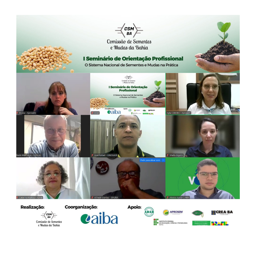 Comissão de Sementes e Mudas da Bahia reúne especialistas e fortalece formação técnica de estudantes das Ciências Agrárias em seminário sobre o SNSM