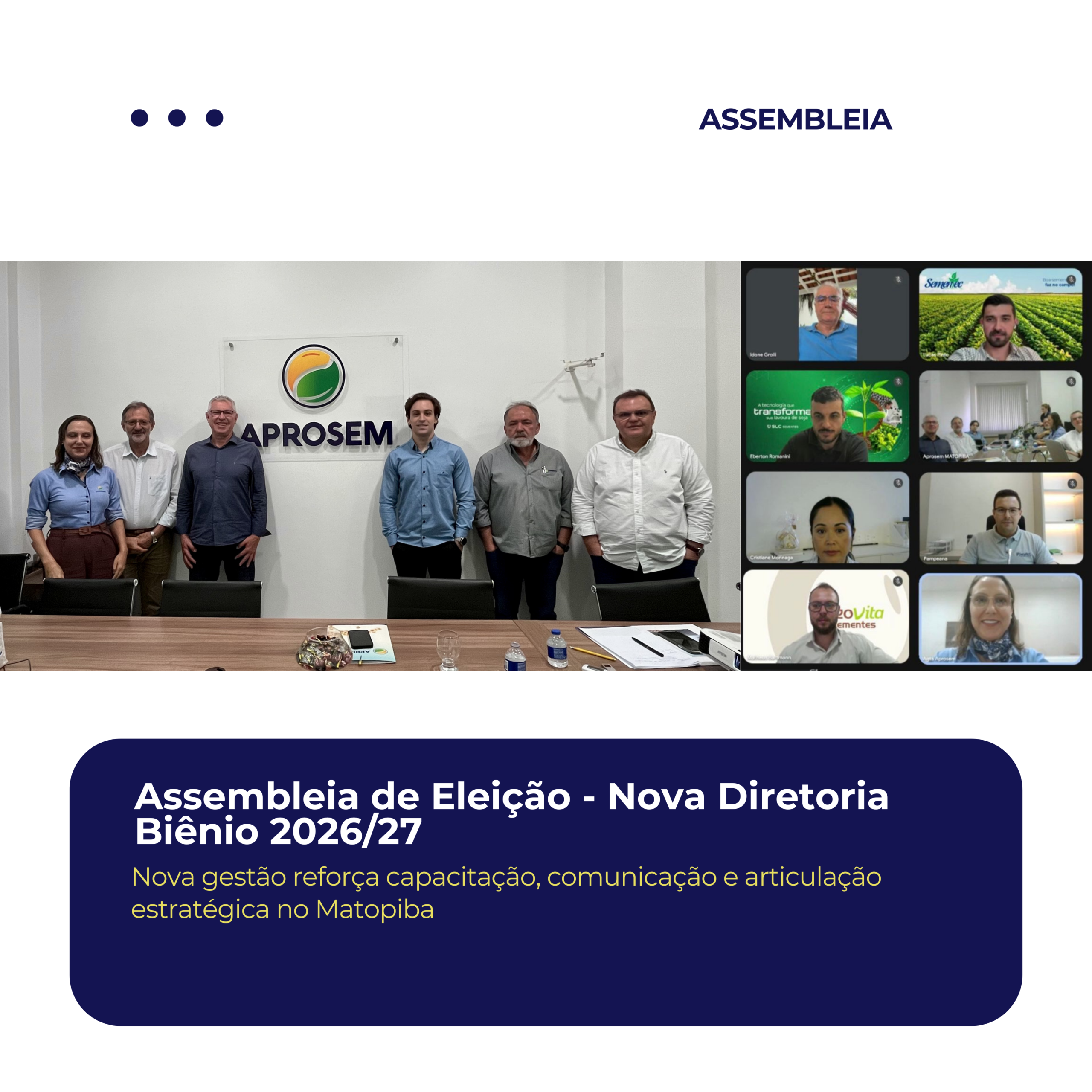Aprosem elege nova diretoria para o biênio 2026/27